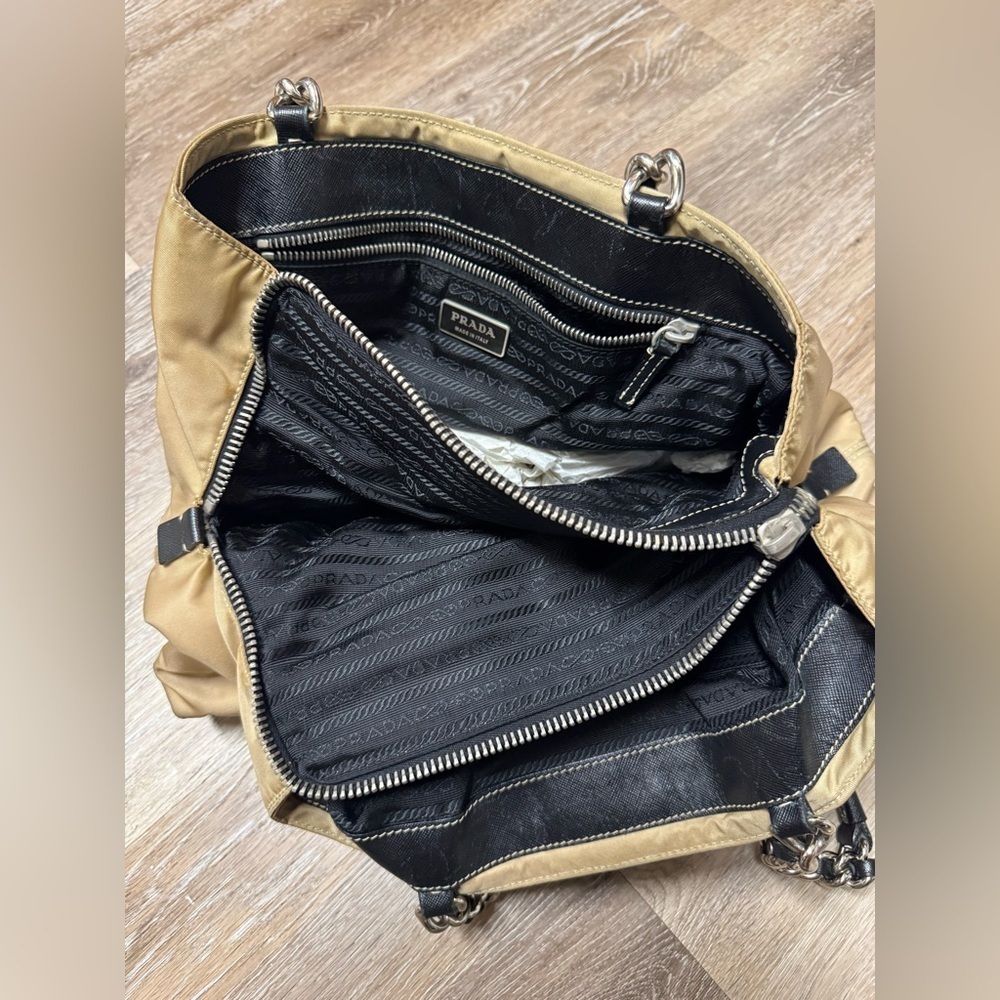 PRADA —Tessuto chain shoulder bag - Picture 3 of 16